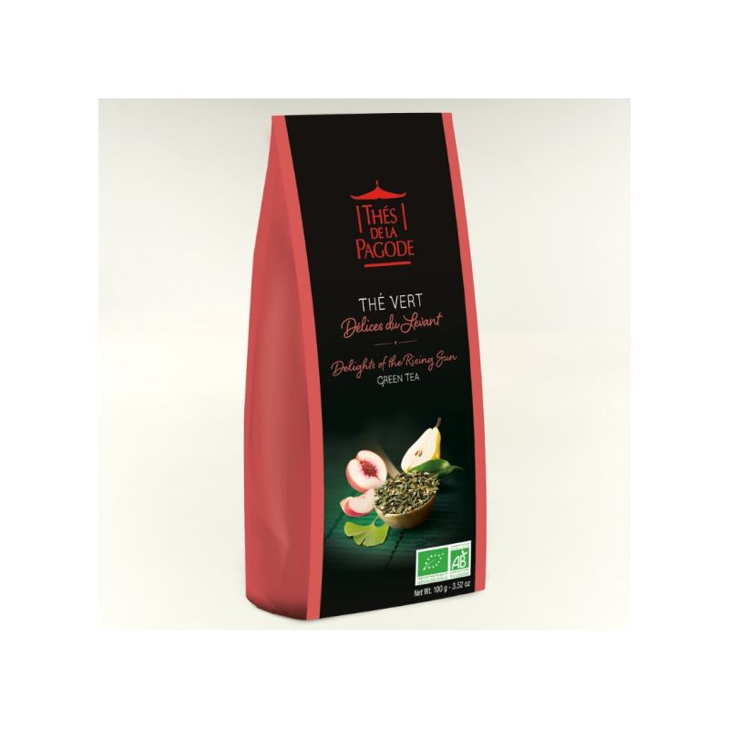 Thé vert Délices du Levant Poires et Pêches - Thés de la Pagode
