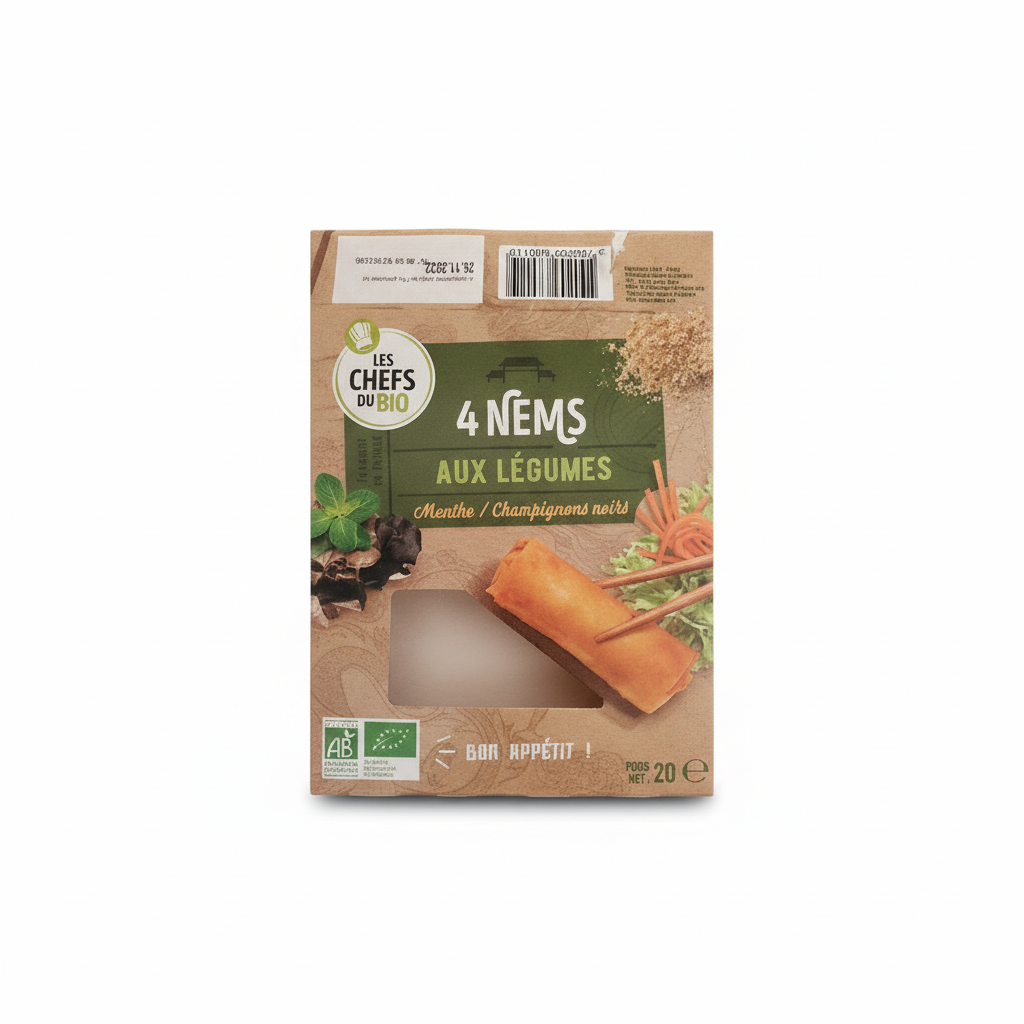 Nems aux légumes x 4 - 200g