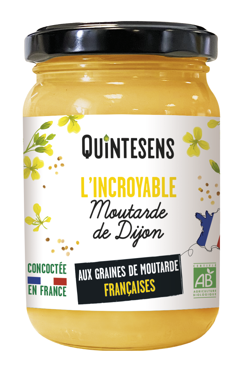 Quintesens -- L'incroyable moutarde bio - 200 g