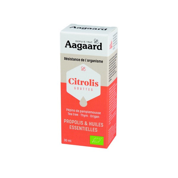 Aagaard -- Gouttes citrolis bio - 30 ml